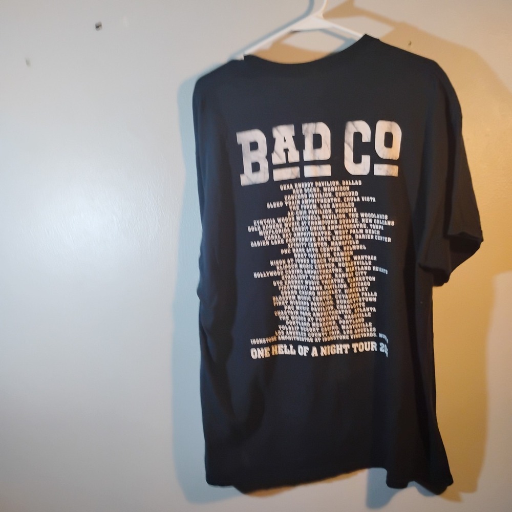 Bad Company Logo Mens T Shirt Music Classic Concert Rock Band Tee Black XL 2016 - Picture 5 of 13